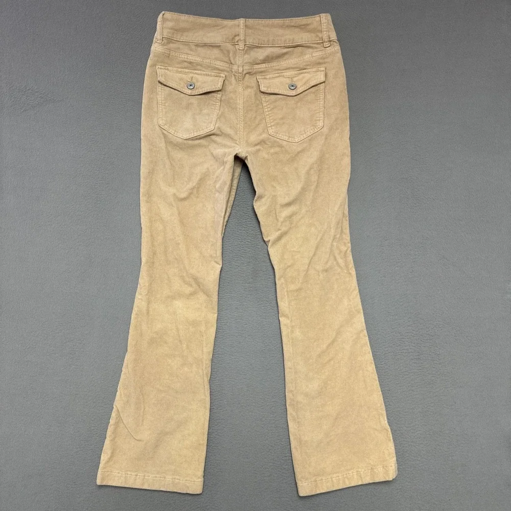 American Eagle High Rise Kick Boot Corduroy Pants Womens Sz 8 Stretch Minimalist